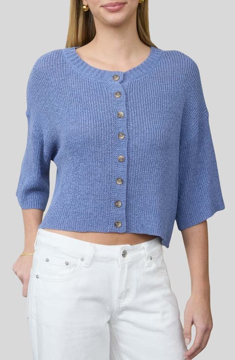 Three-Quarter Sleeve Cardigan