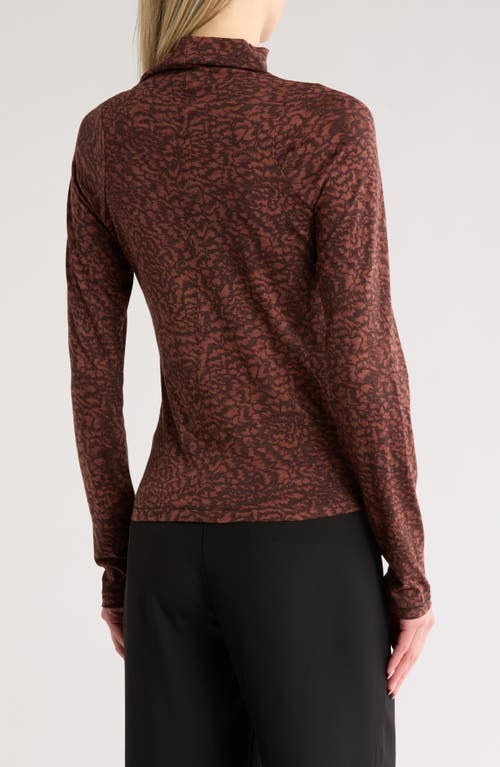 Rag & Bone Sasha Long Sleeve Knit Top In Brown
