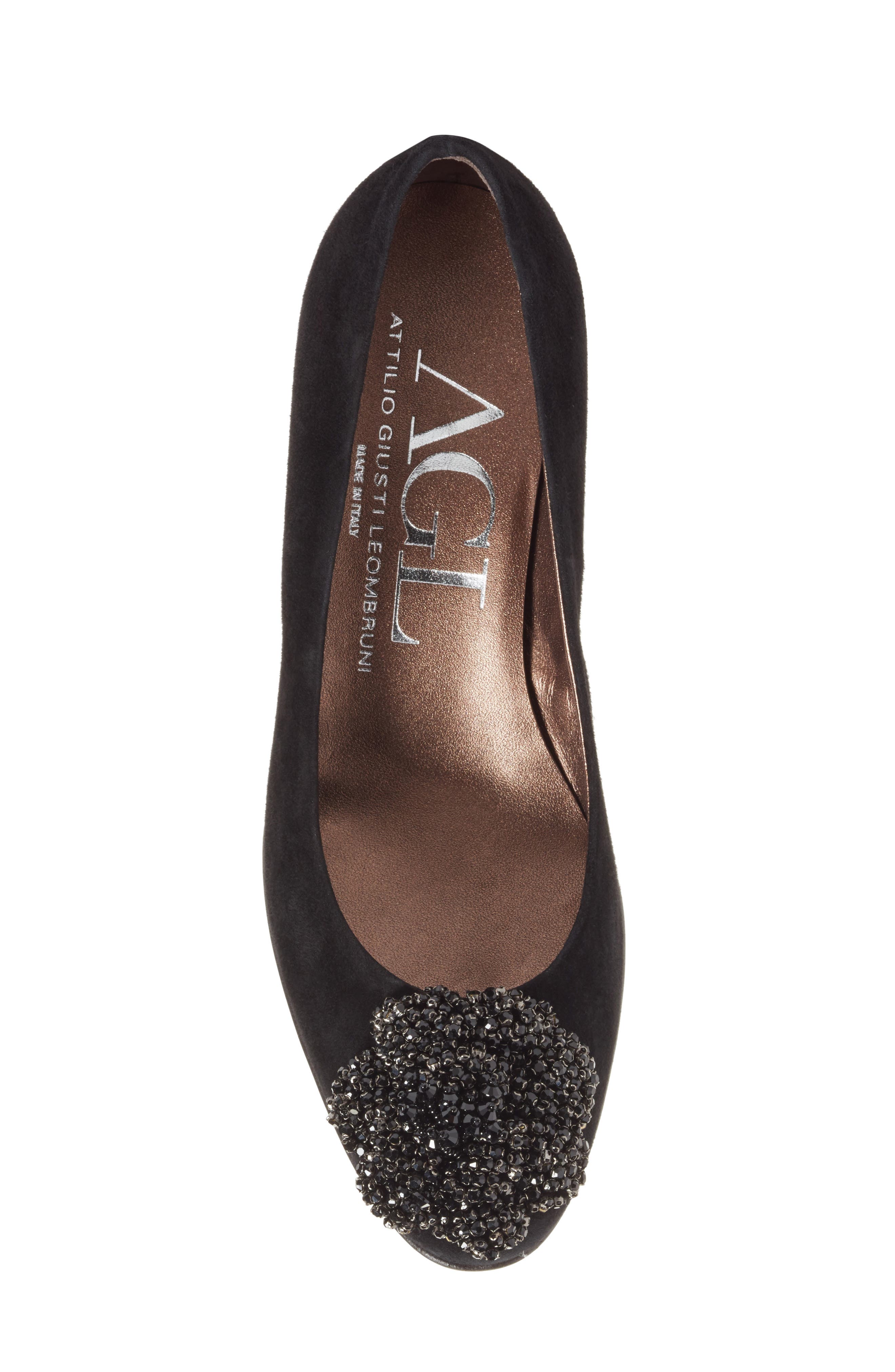 AGL Flower Beaded Pump, Alternate, color, 