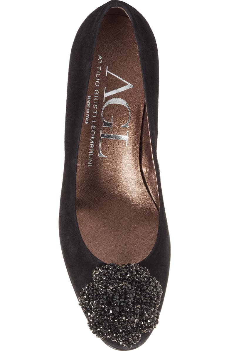 AGL Flower Beaded Pump, Alternate, color,