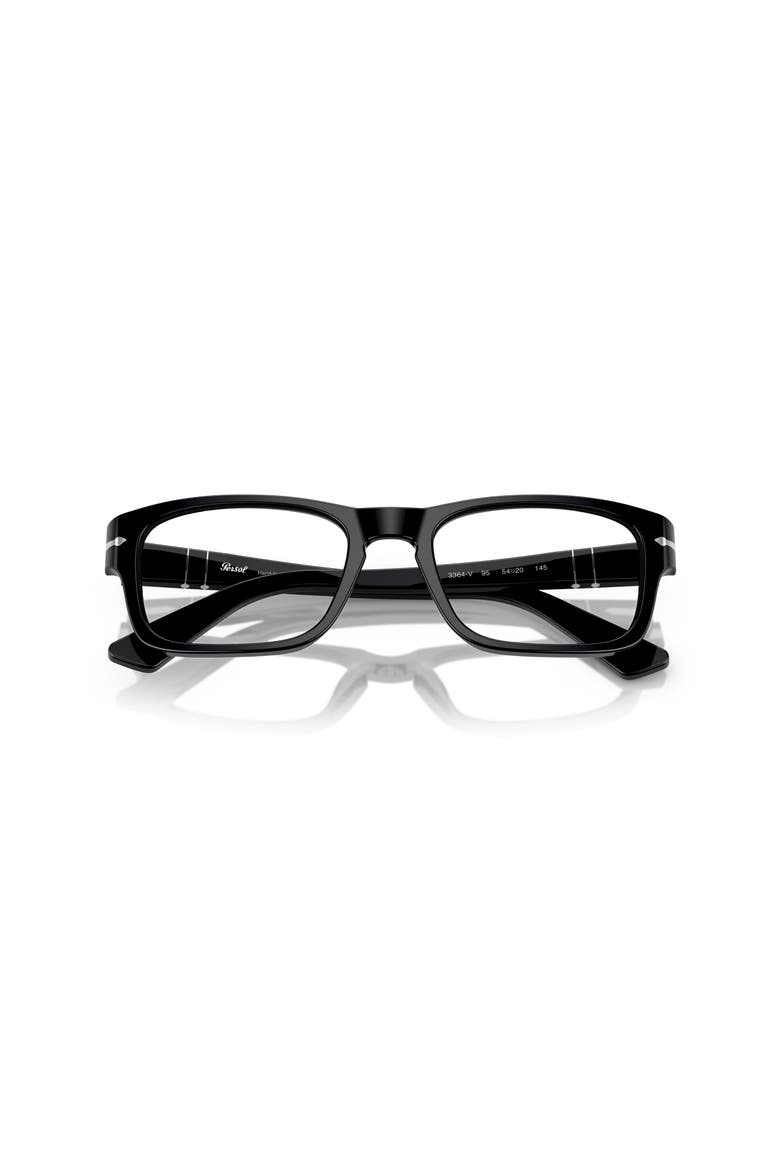54mm Rectangle optical glasses, Alternate, color, Black