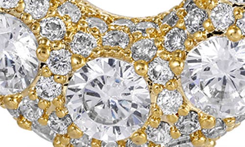 Eye Candy Los Angeles Kathy Cubic Zirconia Drop Earrings In Gold