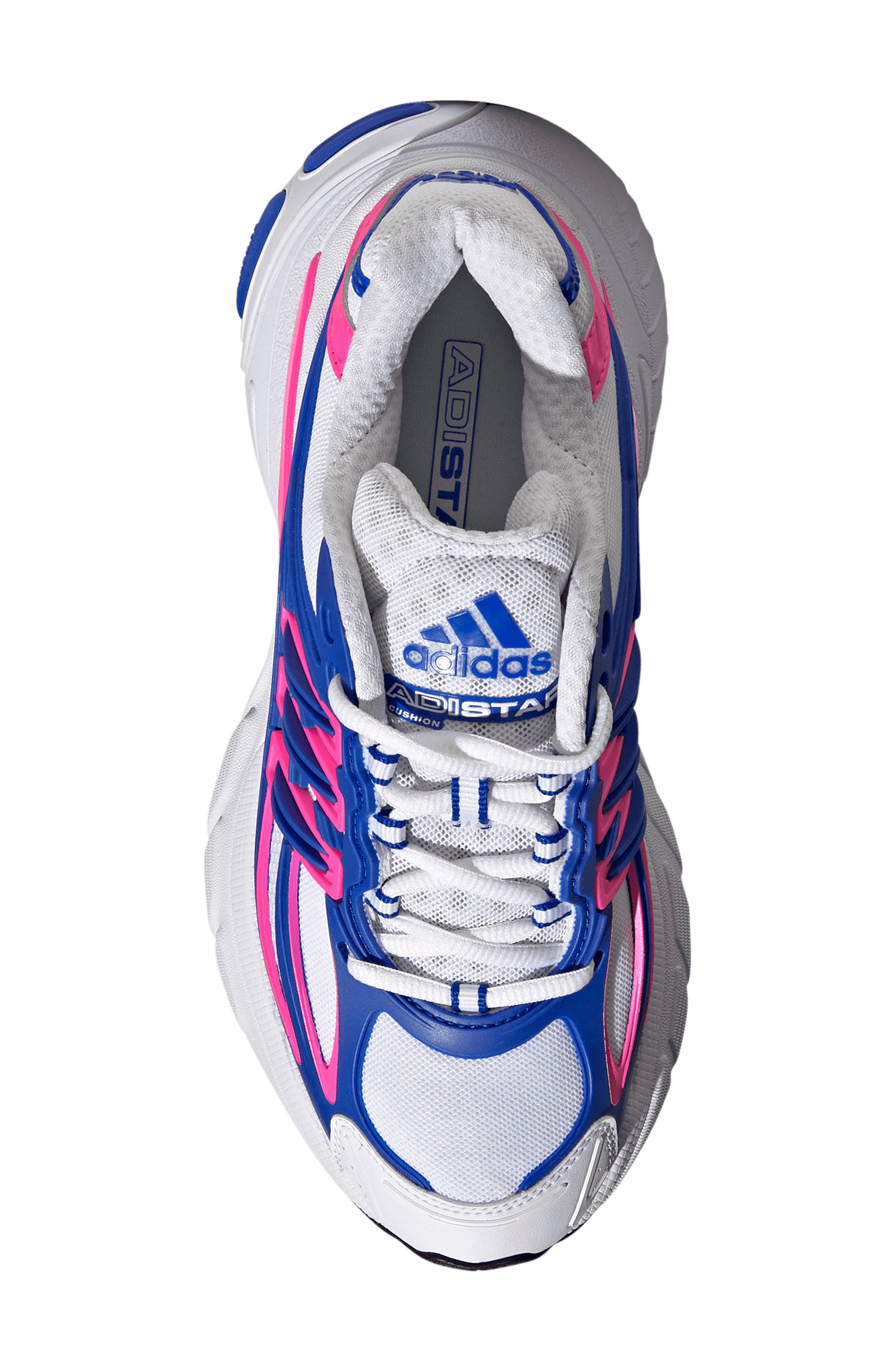 adidas Adistar Cushion XLG 2.0 Sneaker, Alternate, color, White/ Lucid Pink/ Blue