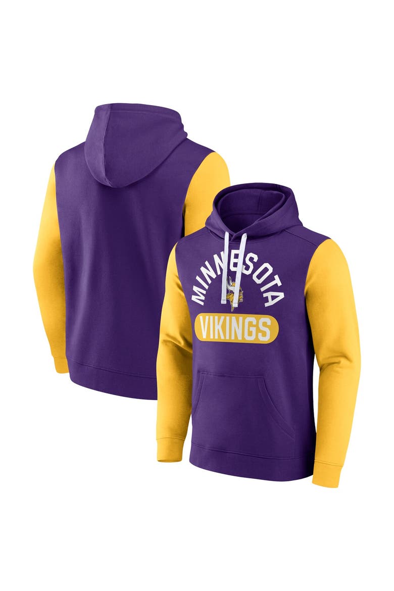 Men's Fanatics Branded Purple Minnesota Vikings Extra Point Pullover Hoodie, Alternate, color, Purple