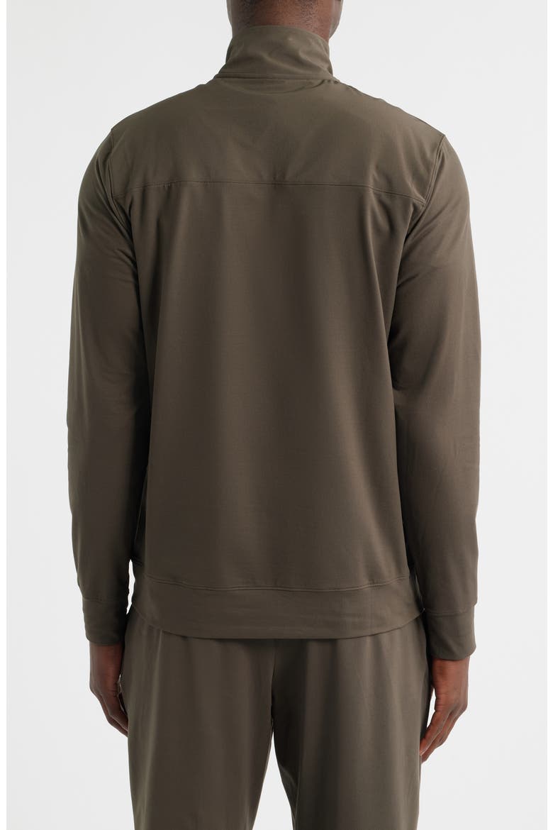 Live In Hybrid Quarter Zip Pullover, Alternate, color, OLIVE TUSCAN