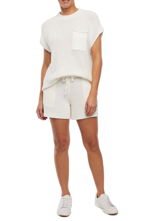 Three Dots Michaela Pocket Knit T-shirt
