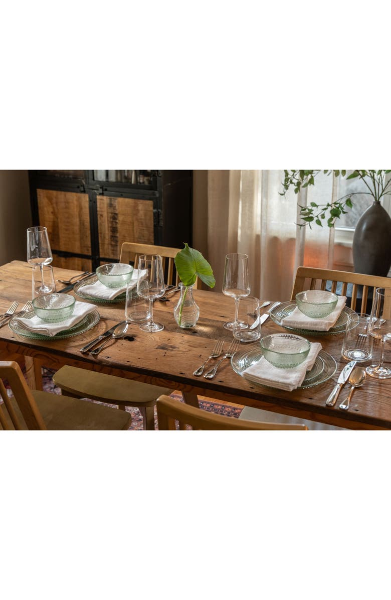 Fortessa Jupiter Set of 4 Dinner Plates, Alternate, color, Sage