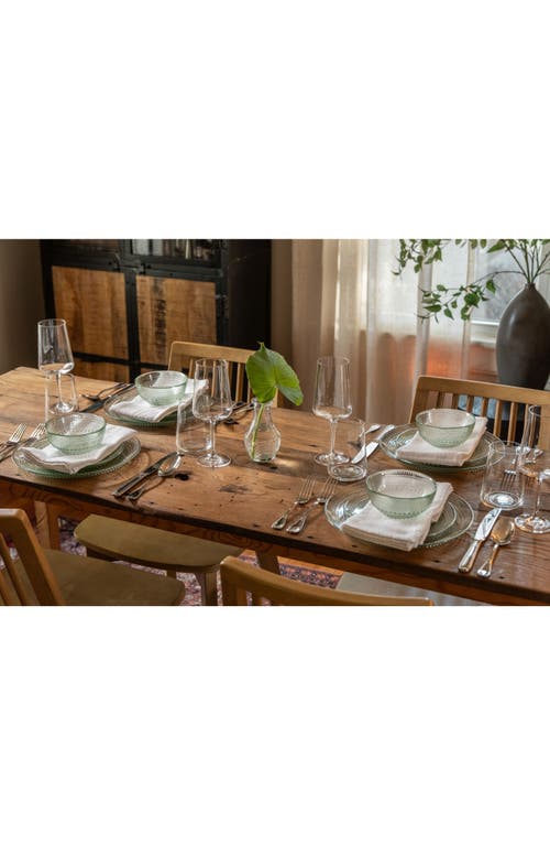 Fortessa Jupiter Set Of 4 Dinner Plates In Sage