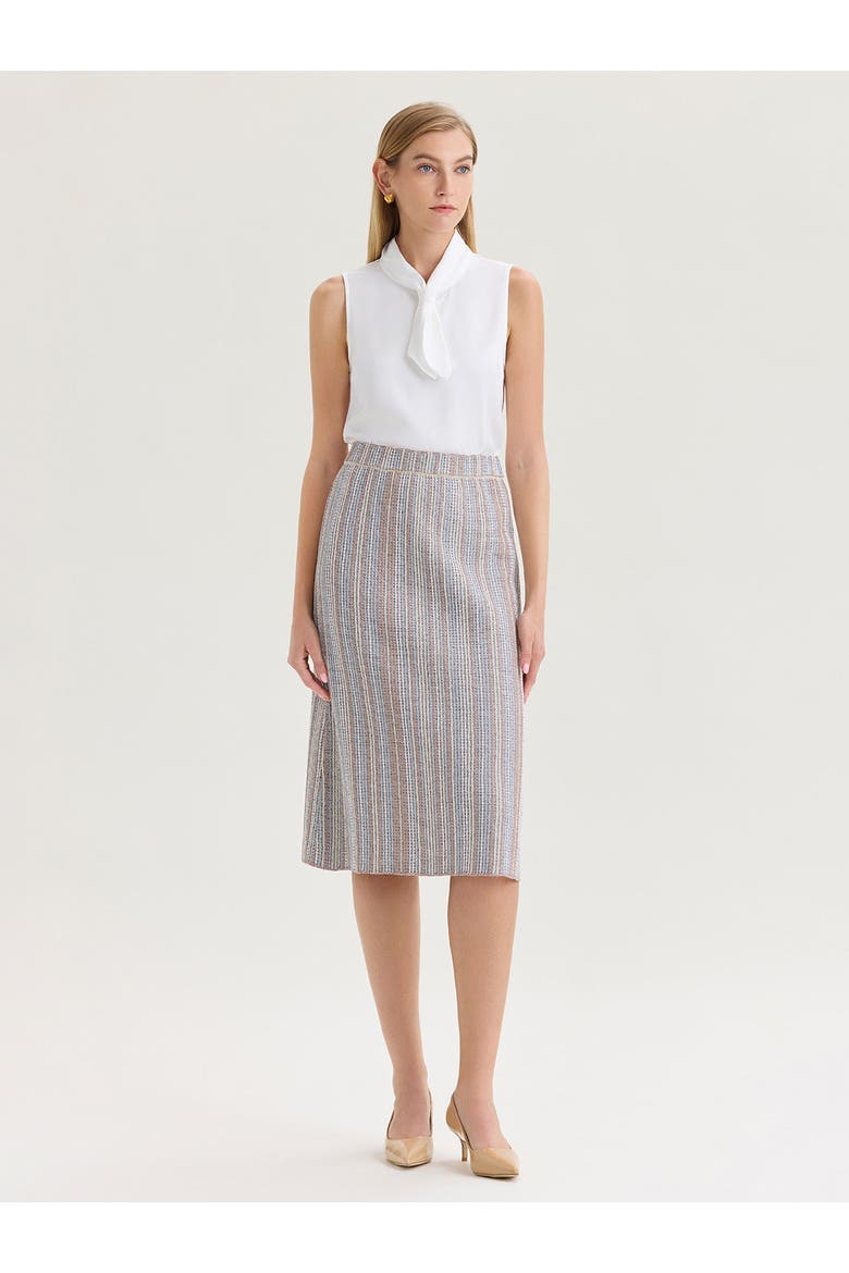 Short Tie-Neck Sleeveless Blouse, Alternate, color, White