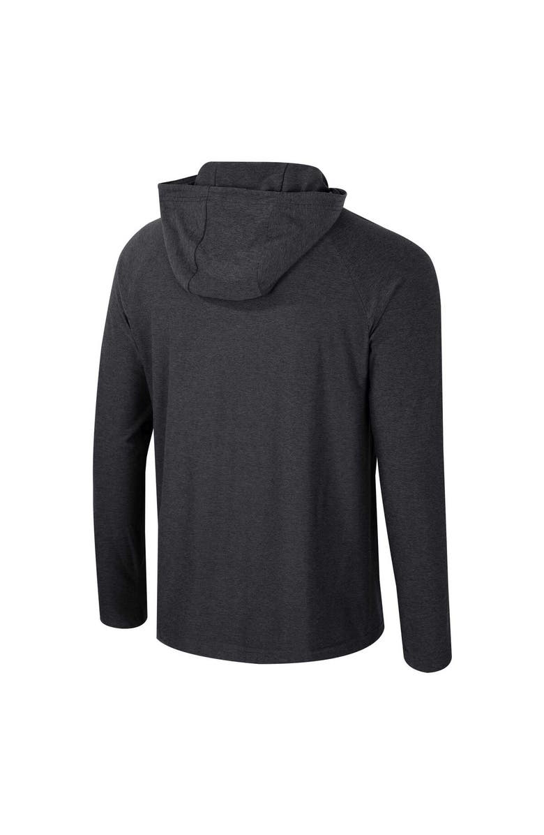 COLOSSEUM Men's Colosseum Black Ohio State Buckeyes Cloud Jersey Raglan Long Sleeve Hoodie T-Shirt, Alternate, color, 