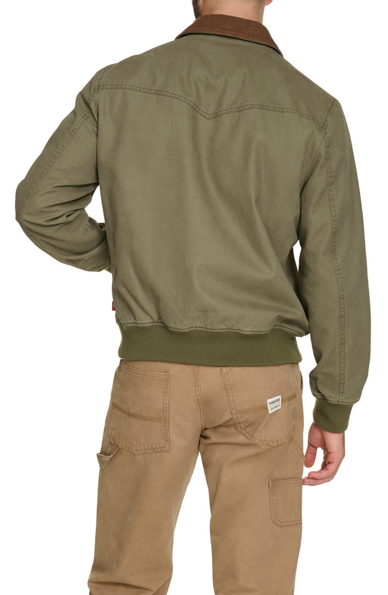Levi's<sup>®</sup> Western Bomber Jacket, Alternate, color, Grapeleaf
