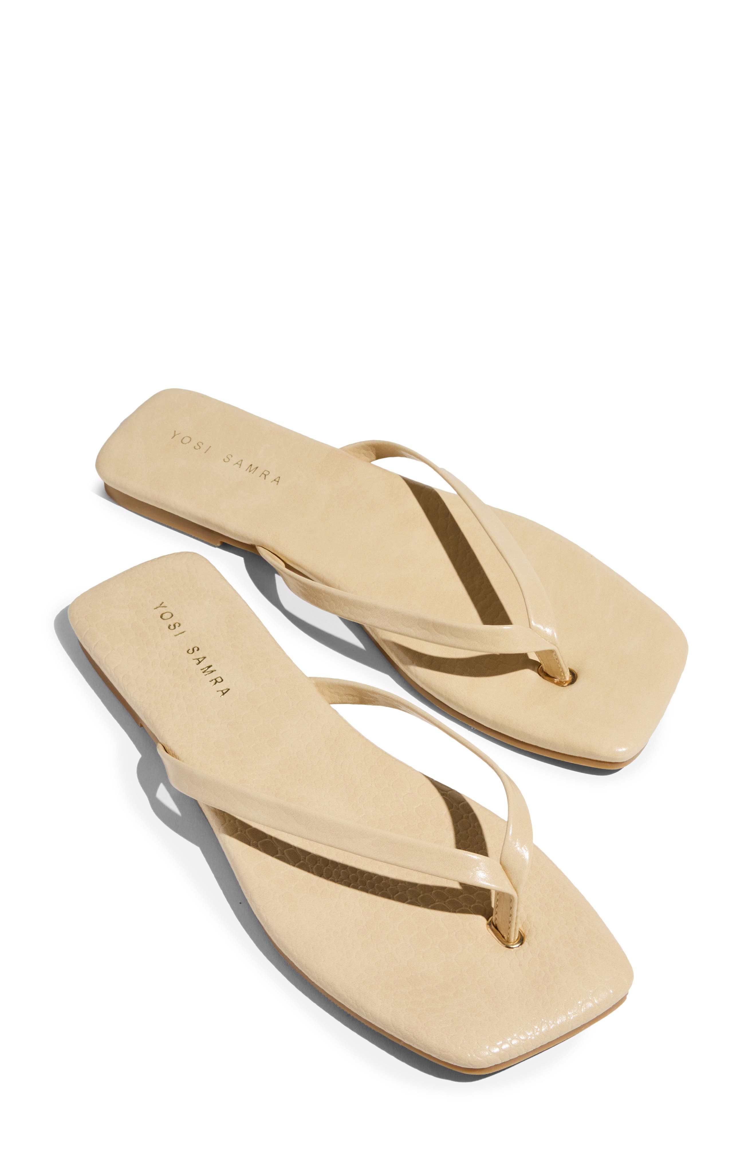 Mercer Flip Flop, Alternate, color, CREAM