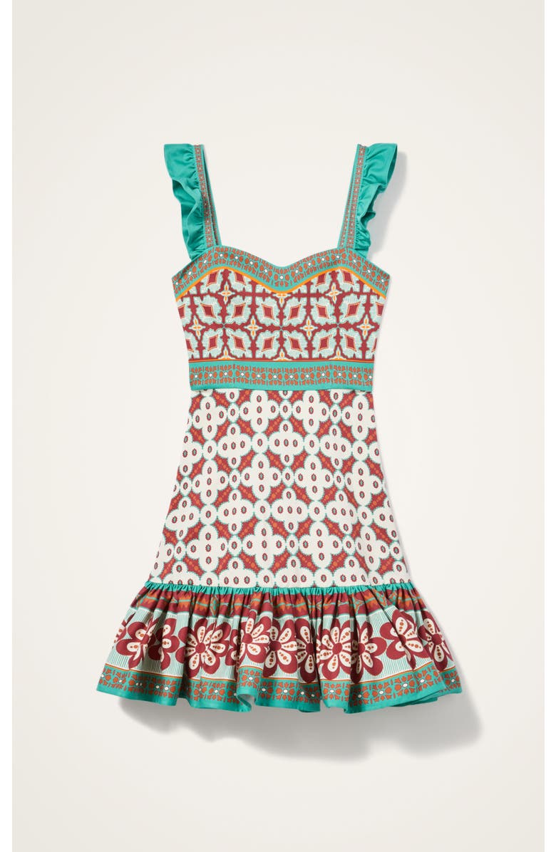 La DoubleJ Mini Gingerbread Dress Pagoda Placée Rust, Alternate, color, Pagoda Placée Rust