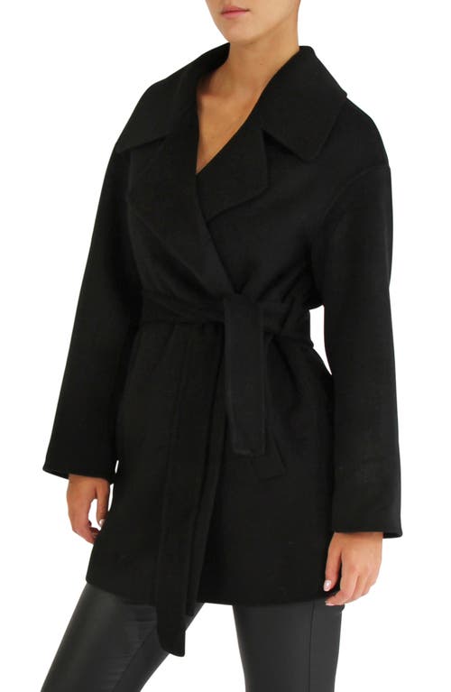 Belle & Bloom Eternal Flame Tie Waist Wool Blend Coat