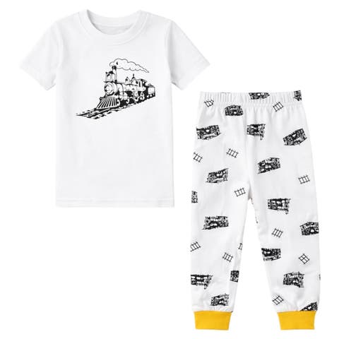 Boys Short Sleeve Pajamas Set (Toddler, Little Kid & Big Kid)