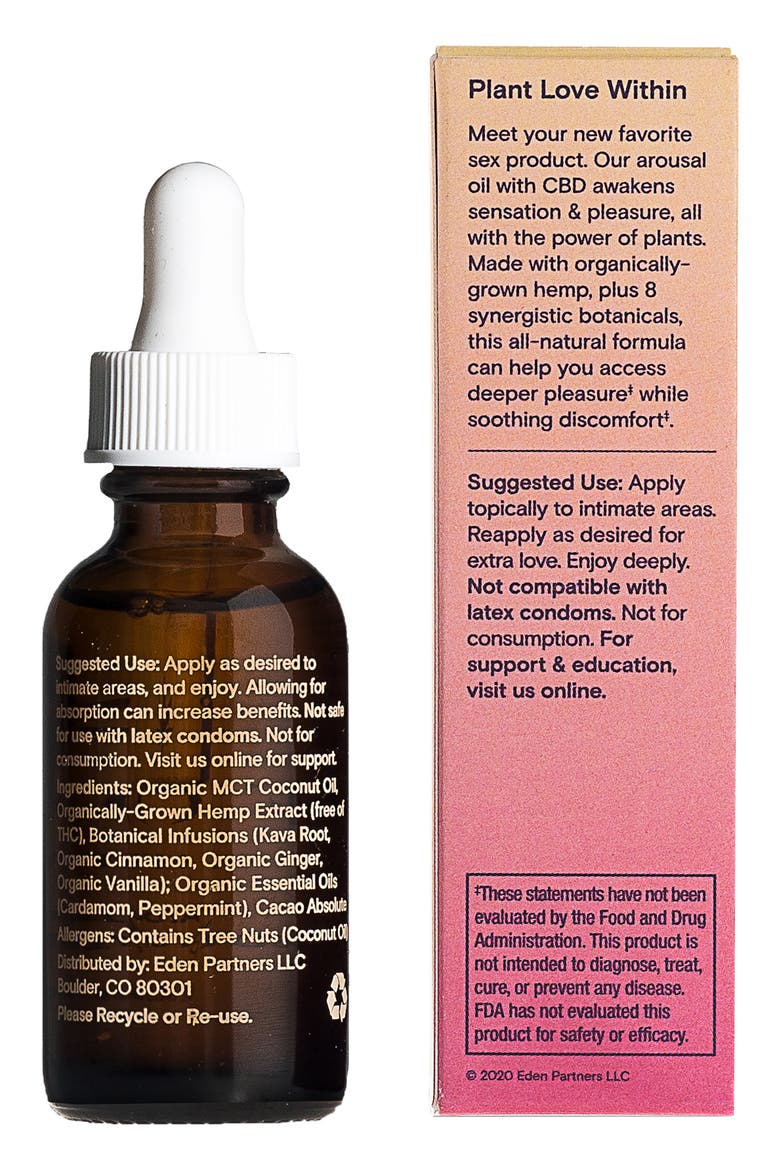 Awaken Arousal Oil with CBD, Alternate, color, NO COLOR