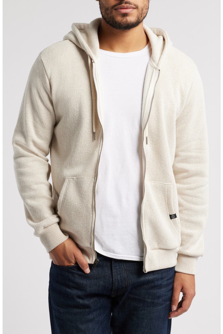 Jordyn Full Zip Hoodie, Main, color, BONE