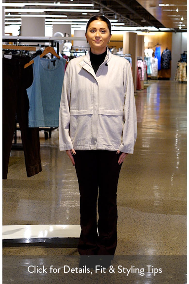 Zip-Up Organic Cotton & Organic Linen Jacket video