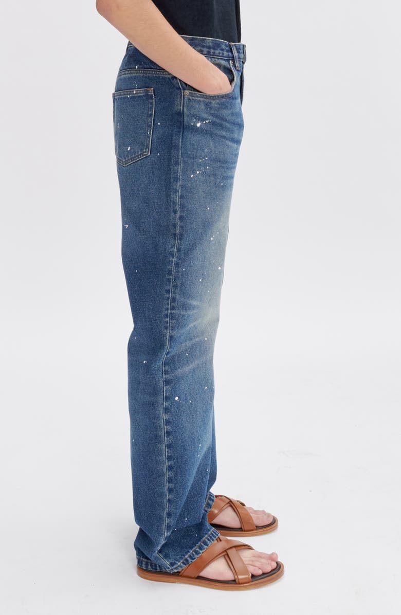 A.P.C. Relaxed Straight Leg Jeans, Alternate, color, Ial Washed Indigo