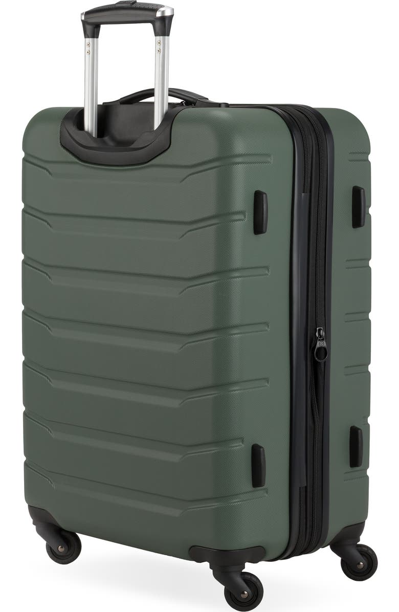 SWISSGEAR 24-Inch Hardside Spinner Suitcase, Alternate, color, Olive