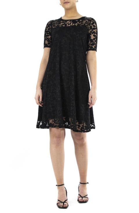 Burnout Trapeze Dress