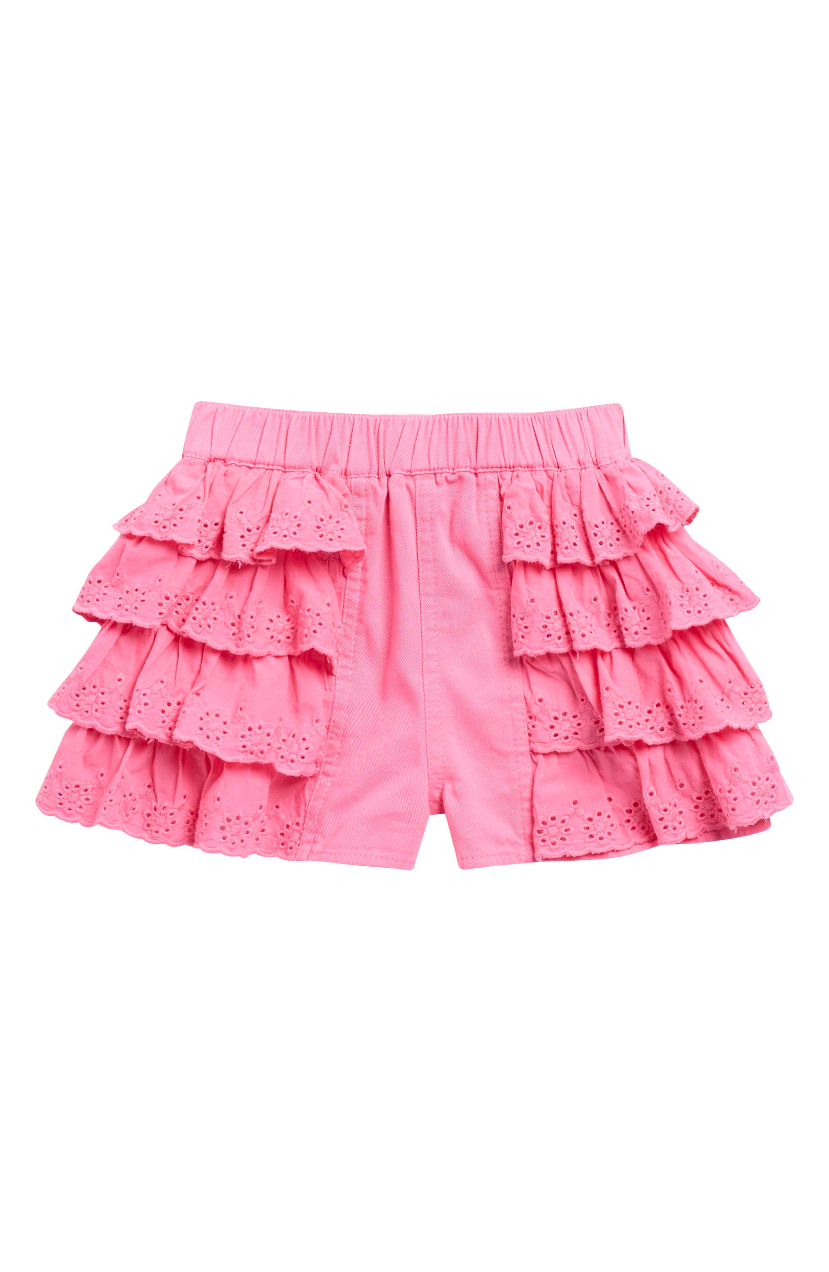 Flapdoodles Kids' Eyelet Tiered Shorts