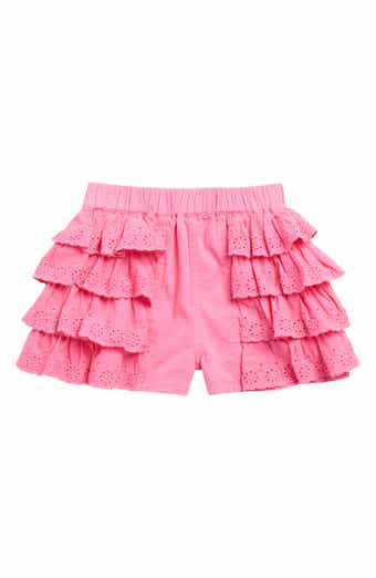 Flapdoodles Kids' Eyelet Tiered Shorts