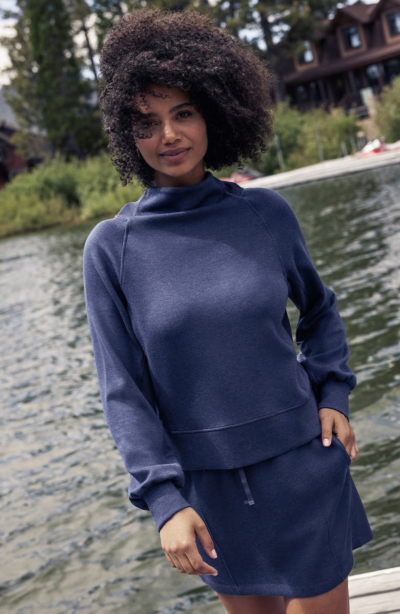 TravisMathew Delightful Funnel Neck Sweatshirt, Alternate, color,