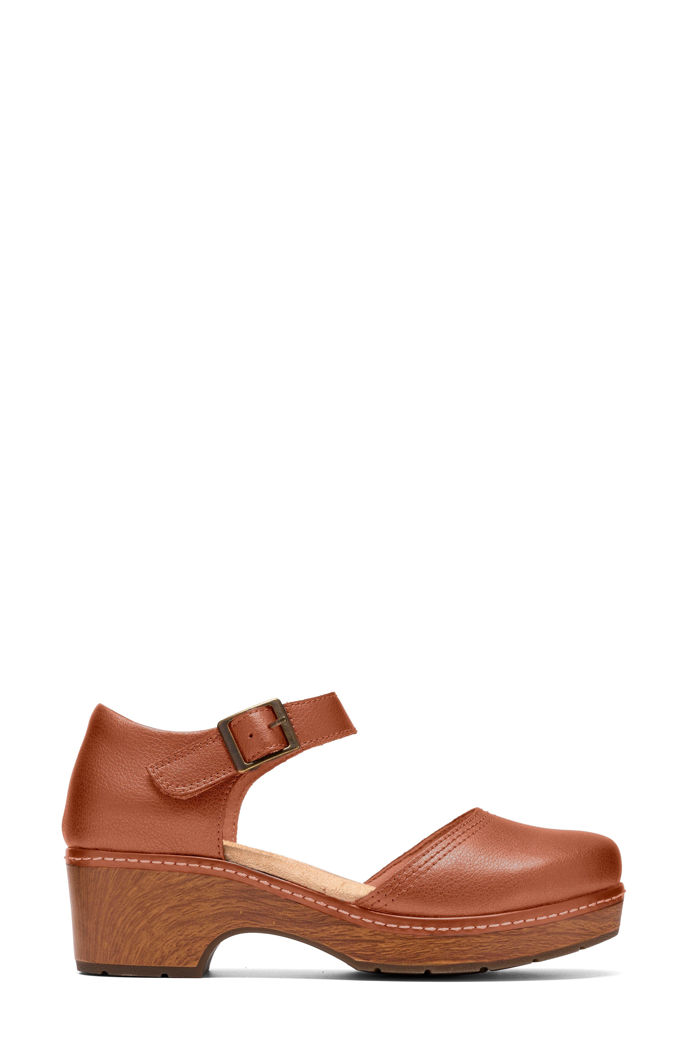 Paizlee Leah Ankle Strap Platform Pump, Alternate, color, CINNAMON LEATHER