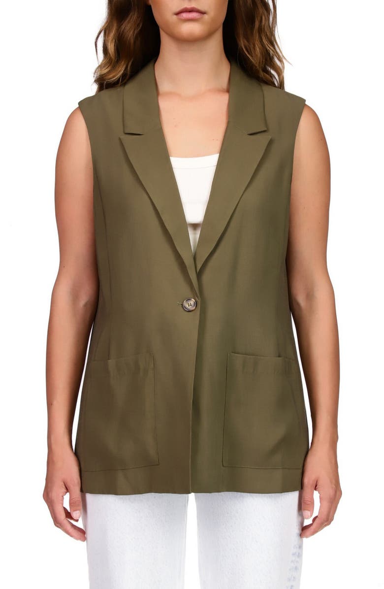 Sanctuary One-Button Vest, Main, color, 