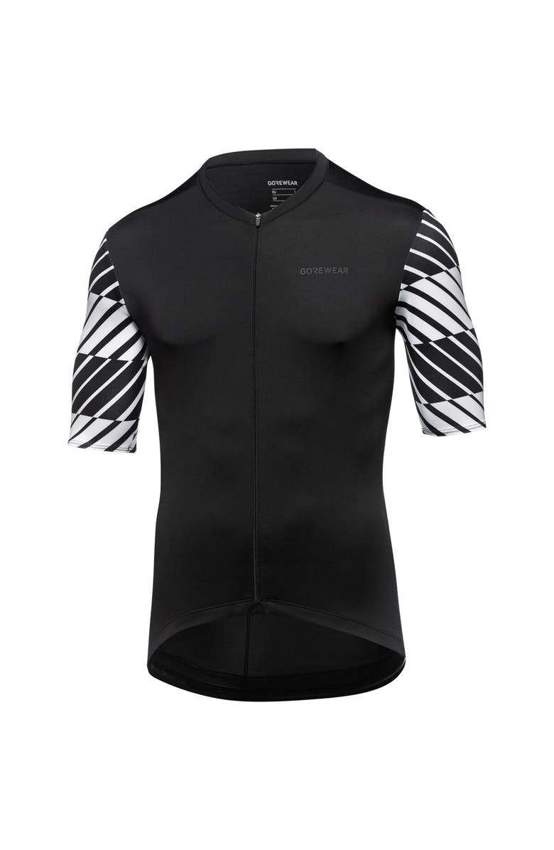 GOREWEAR Swiftride Optical Jersey - Men's, Alternate, color, Black/White