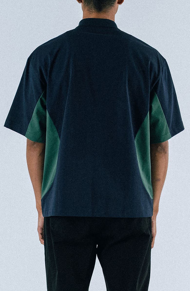 STUDENTS Assistant Jersey Quarter Zip Polo, Alternate, color, Navy