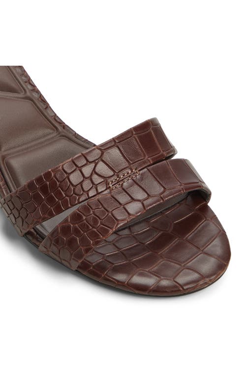 Aldo Scarletta Slide Sandal In Brown