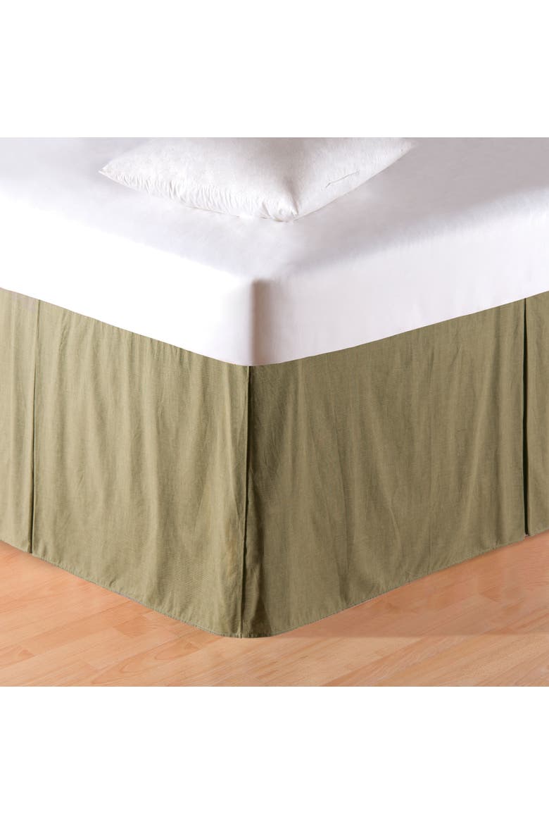 Mini Green Bed Skirt, Main, color, Green