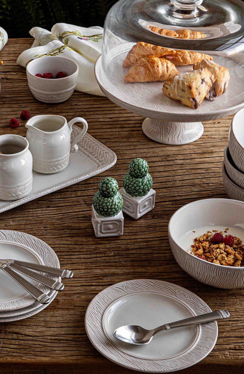 Juliska Berry & Thread Topiary Salt & Pepper Shakers Set, Alternate, color, Green Multi