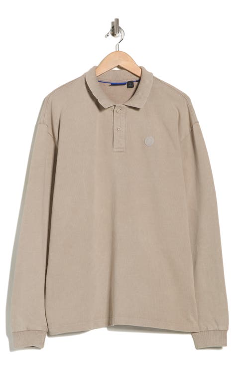 Nulong Long Sleeve Cotton Polo