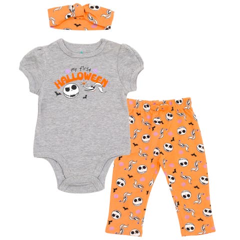 Nightmare Before Christmas Halloween Bodysuit and Pants Set