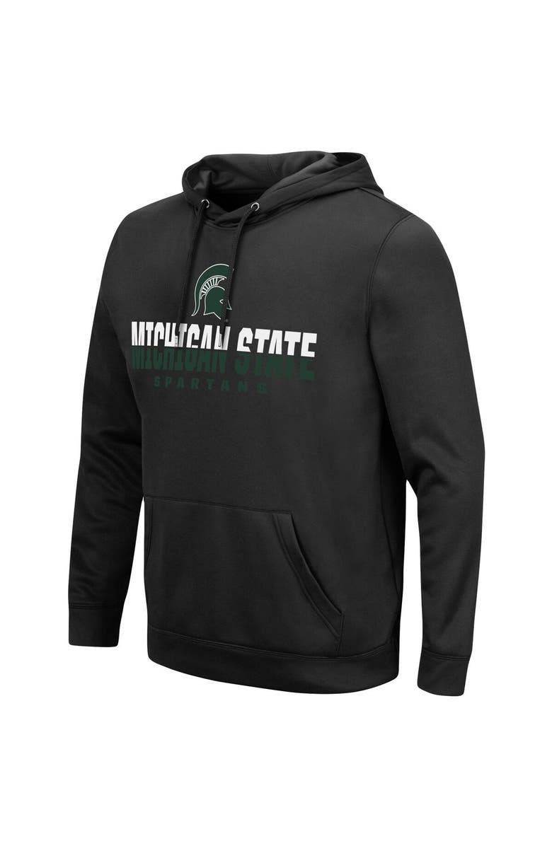 COLOSSEUM Men's Colosseum Black Michigan State Spartans Lantern Pullover Hoodie, Alternate, color, Black