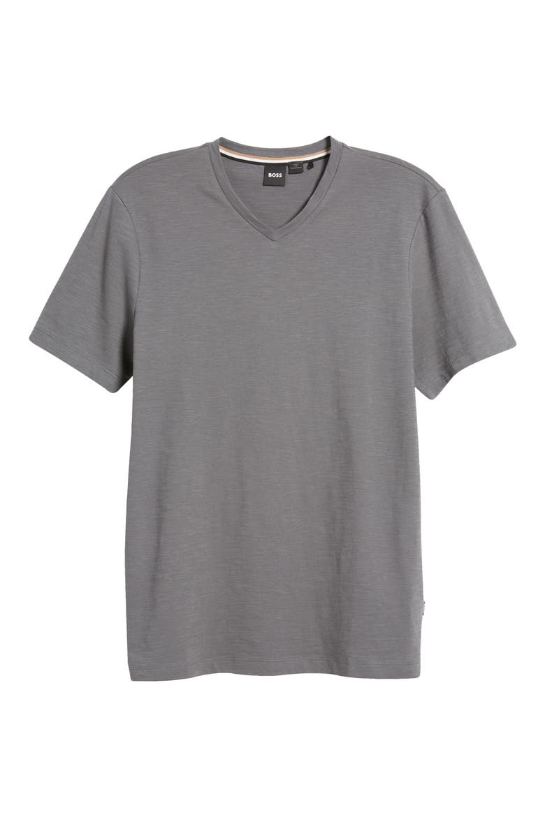 Tilson Solid V-Neck T-Shirt, Alternate, color, NVY