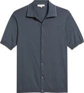 Jack Victor Harrison Knit Button-Up Shirt