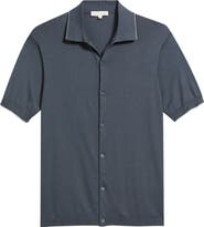 Jack Victor Harrison Knit Button-Up Shirt