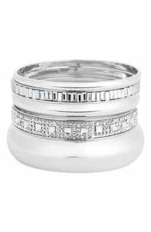 Set of 5 Crystal Bangles