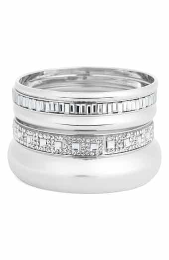 Set of 5 Crystal Bangles