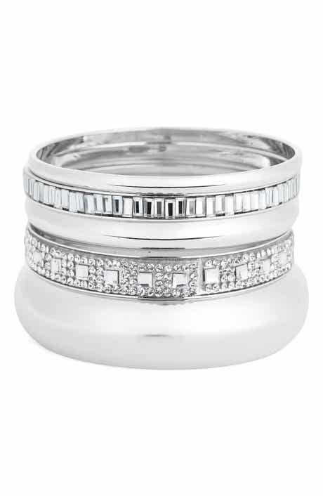 NORDSTROM RACK Set of 5 Crystal Bangles