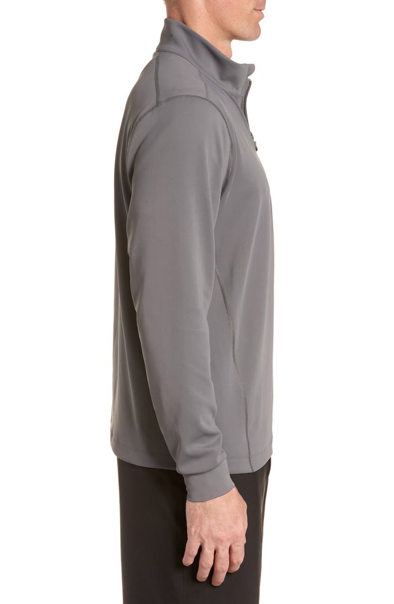 Cutter & Buck Traverse Stretch Quarter Zip Pullover, Alternate, color, Elemental Grey