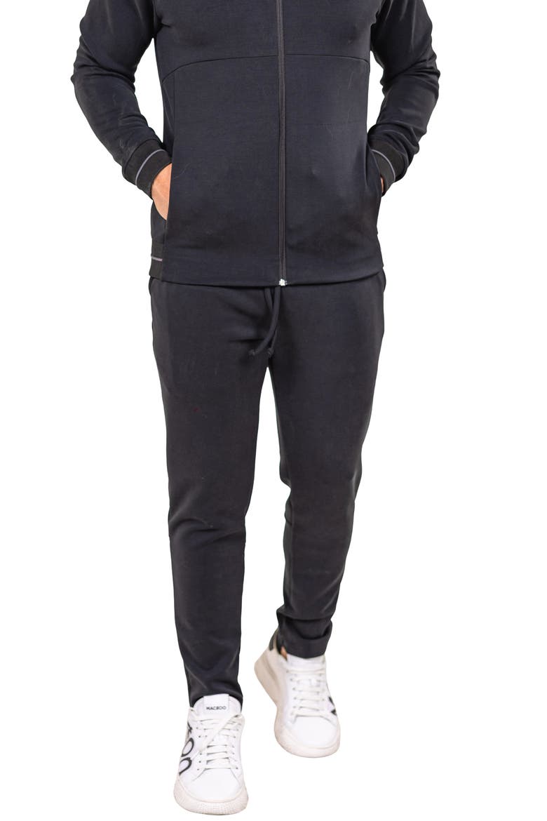 Marthyr Drawstring Joggers, Alternate, color, BLACK