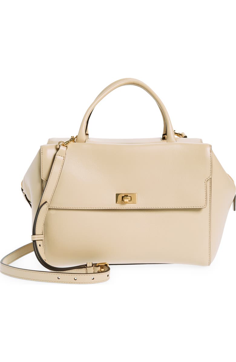 Anya Hindmarch Small Seaton Leather Top Handle Bag, Main, color,