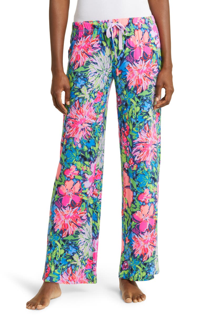 Lilly Pulitzer<sup>®</sup> Print Drawstring Knit Pajama Bottoms, Main, color, 