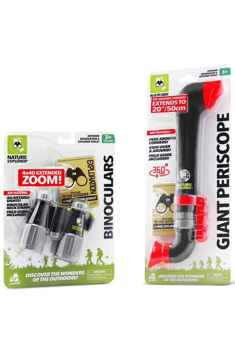 Lanard Nature Explorer Nature Explorer Combo Pack Binoculars & Giant Periscope, Main, color,