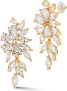 SPHERA MILANO Mixed Cut CZ Drop Earrings